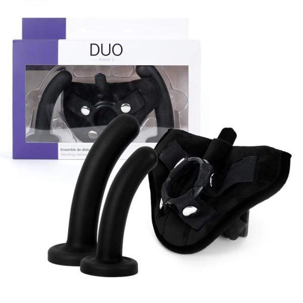 Adore U Duo Vibrating Harness and Dildo Kit from Canada&