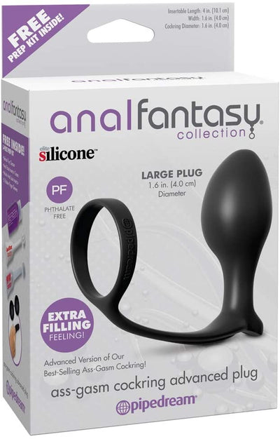 Anal Fantasy Ass-Gasm Large Cock Ring Plug - Wicked Wanda's Inc.