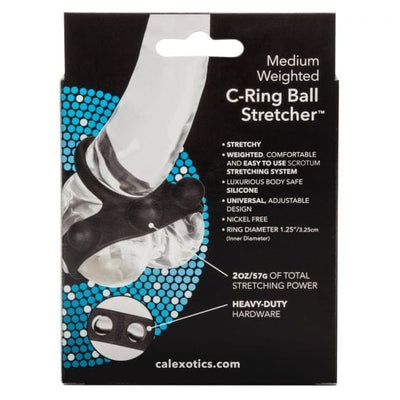 CalExotics - Silicone Medium Weighted C-Ring Ball Stretcher