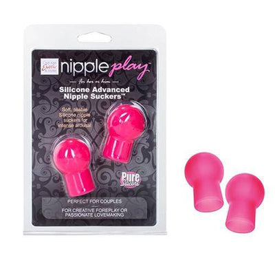 Calexotics Silicone Advanced Nipple Suckers Nipple Play pink cherry Pink Small 