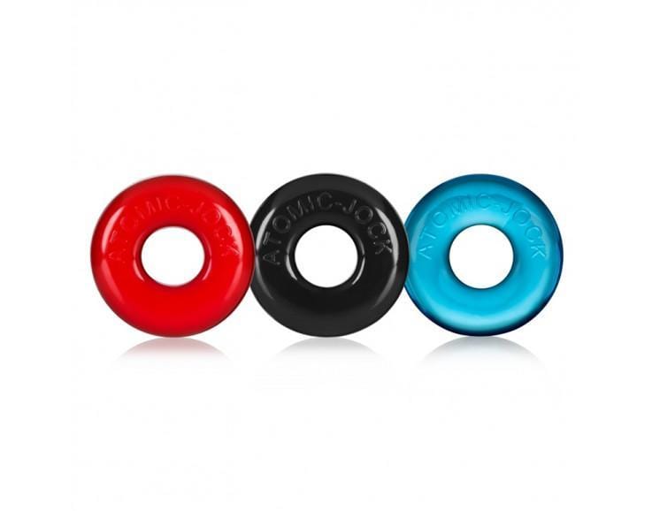 Oxballs Ringer 3-Pack Cockring - Multi Color