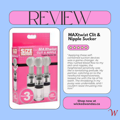 Sensual Suction Bliss: Size Matters Max Twist Trio Suckers