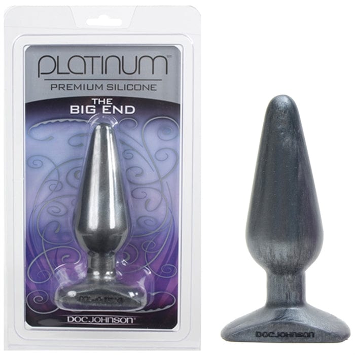 Platinum Silicone The Big End - Charcoal
