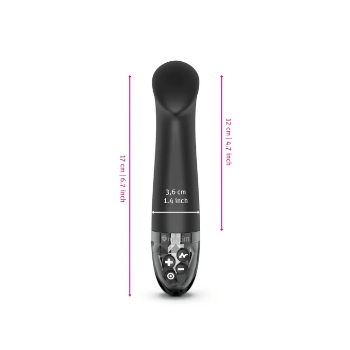 Mystim Right on Ron eStimVibrator, Black