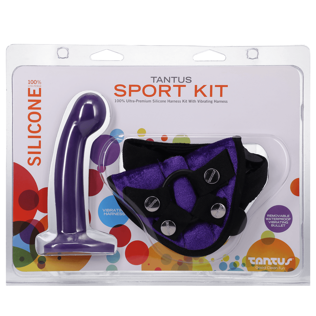 Tantus Silicone Sport Harness Kit Midnight Purple