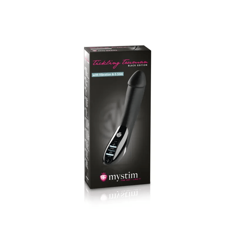 Mystim Tickling Truman eStim Vibrator, Black Edition