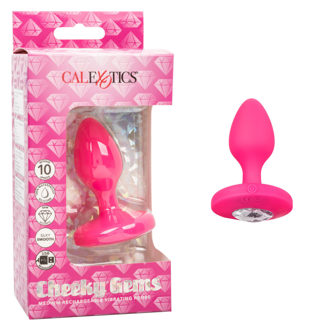 Cheeky Gems - Rechargeable Vib Probe Small - Pink