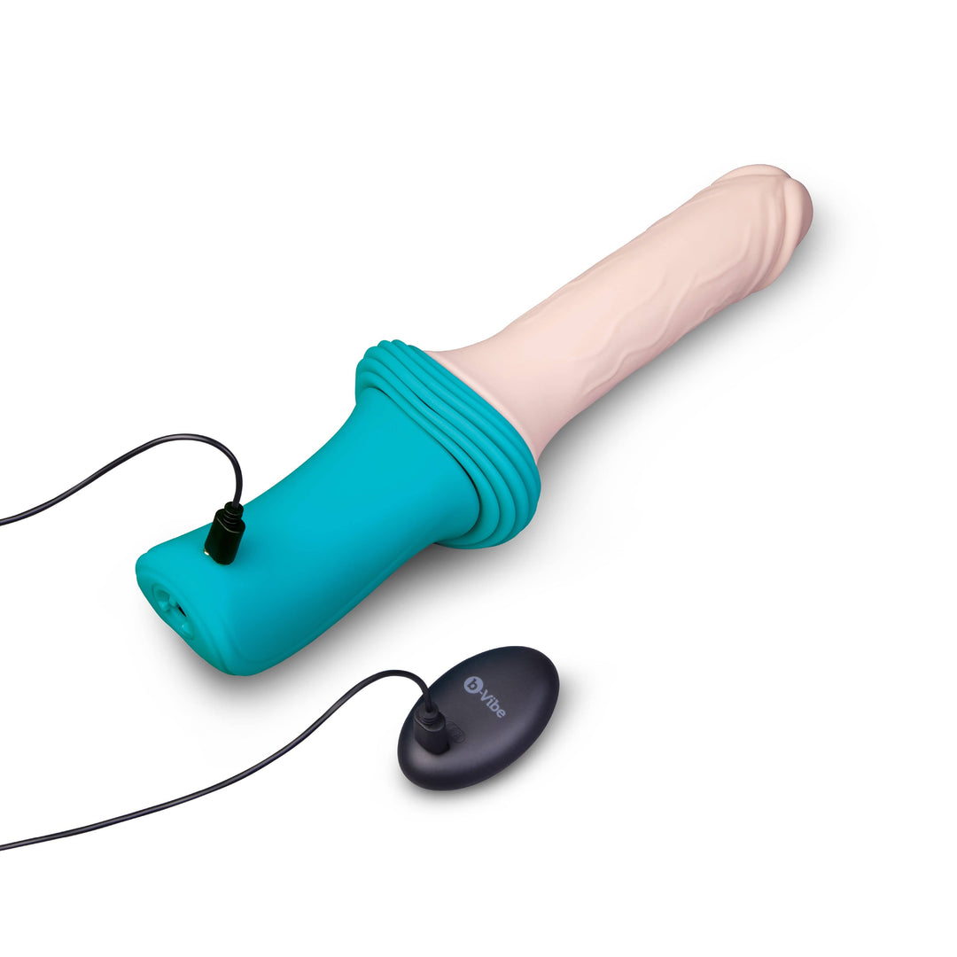 b-Vibe Realistic Thrusting Dildo Machine
