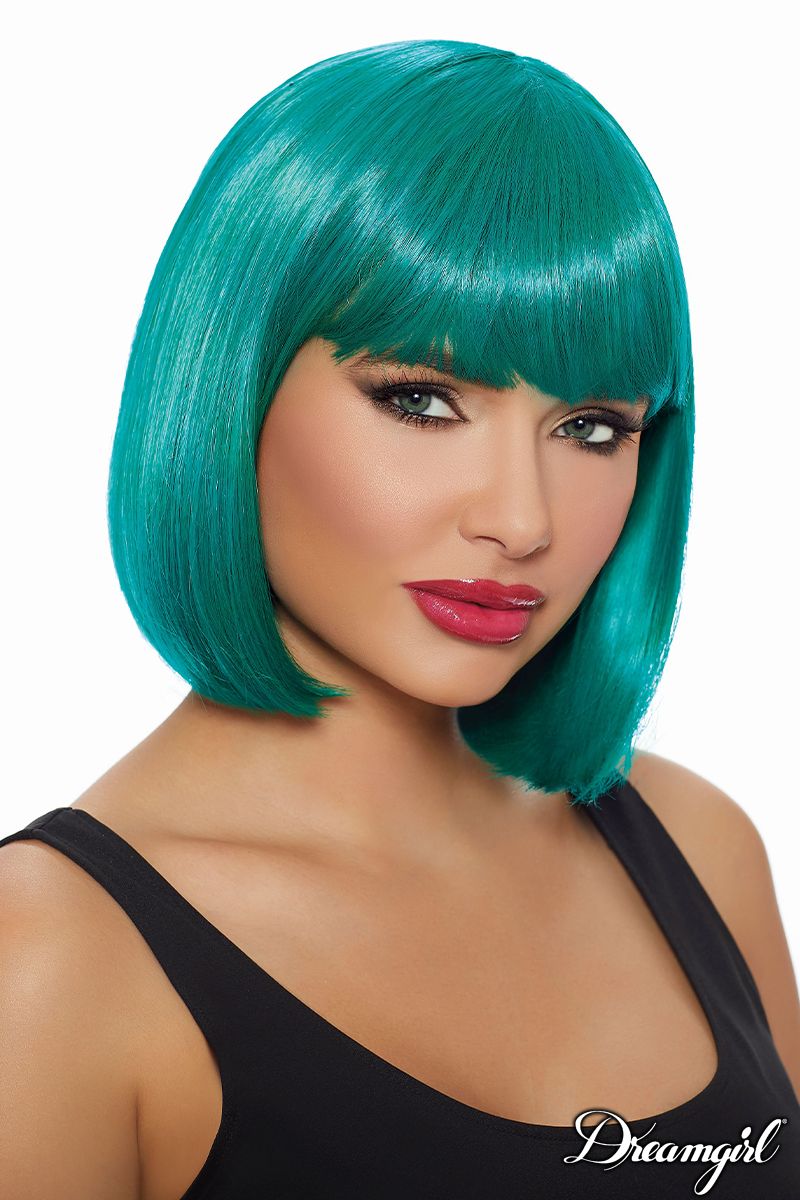 Dreamgirl Mid-Length Bob Wig Teal