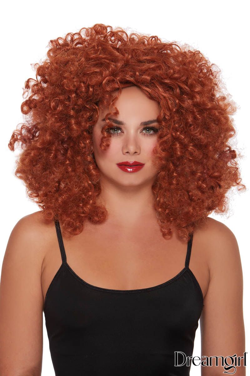 Dreamgirls Big Volume Curly Wig in Auburn