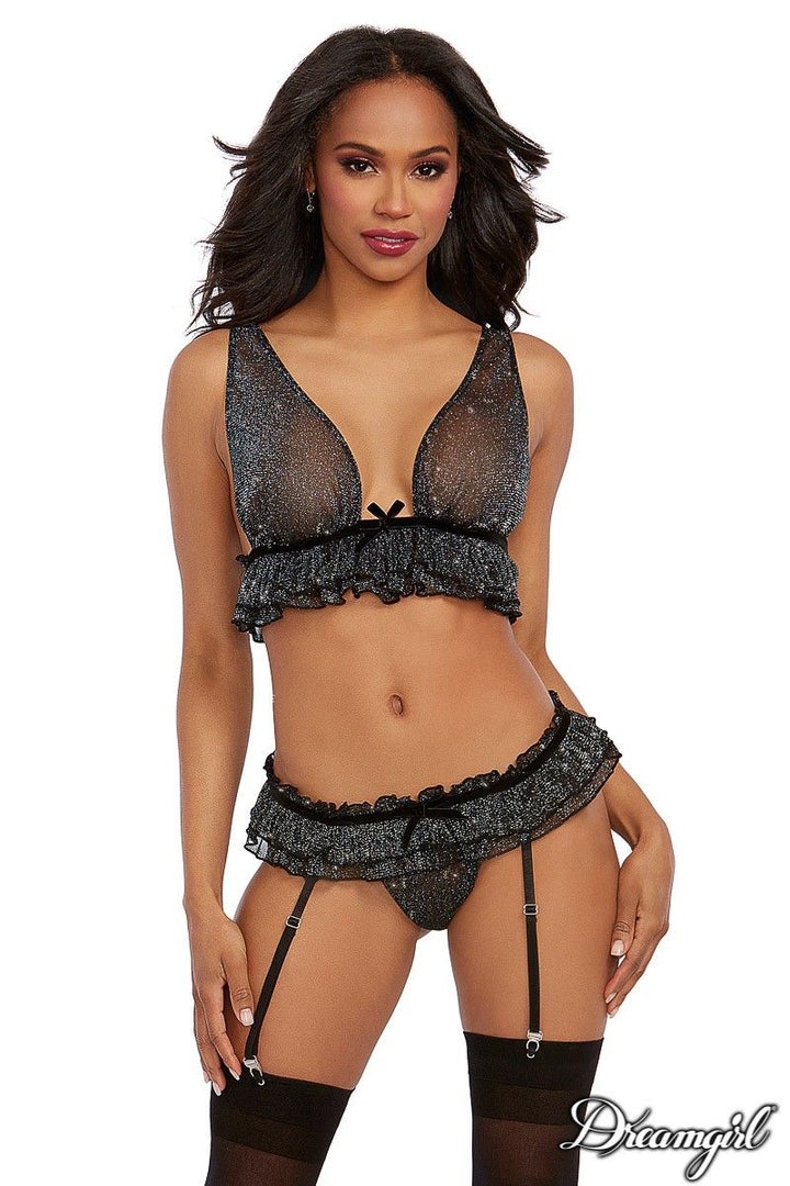 Dreamgirl Sparkly Metallic Set 2pc