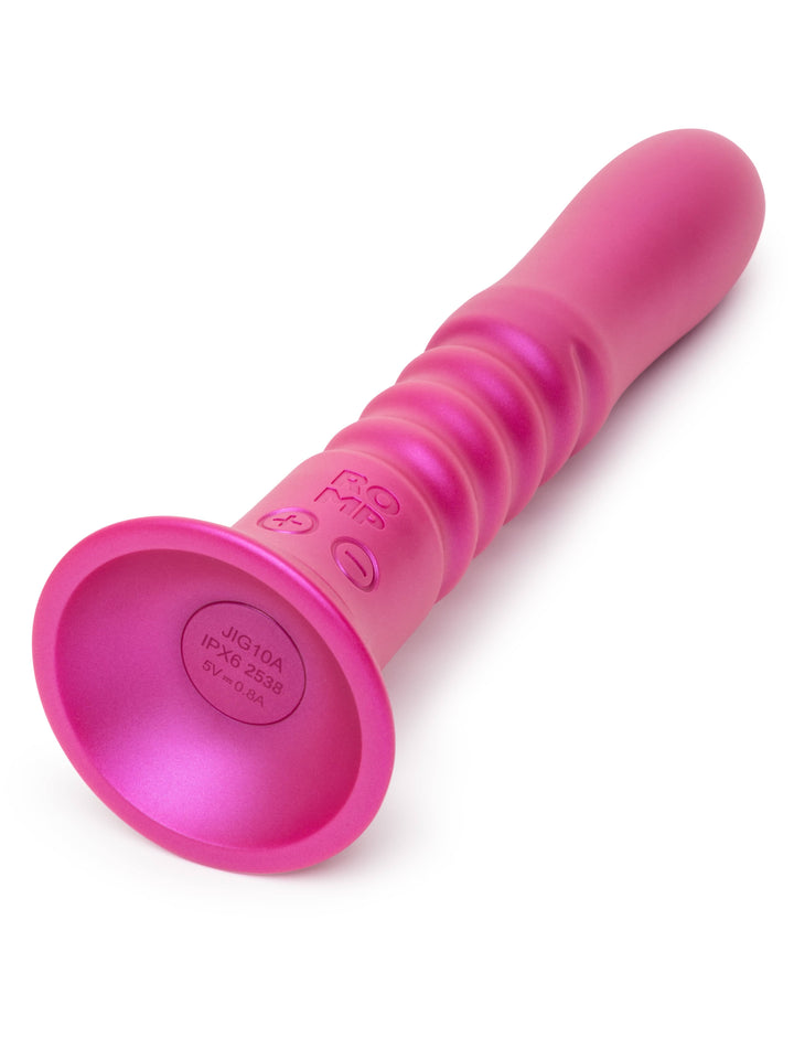 ROMP Jiggle Thrusting Vibrator – Cosmic Pink