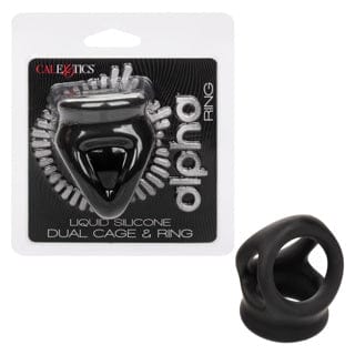Alpha Ring - Liquid Silicone Dual Cage & Ring