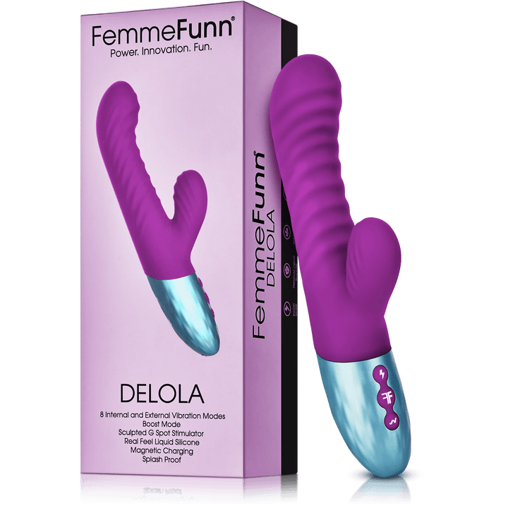 Femmefunn Delola Double Layerd Liquid Silicone Rabbit