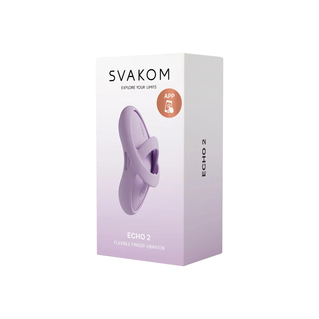 Svakom - ECHO 2 App control Flexible vibrating Finger with Heating function