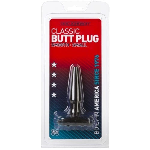 Doc Johnson Classic Butt Plugs – Smooth - Black