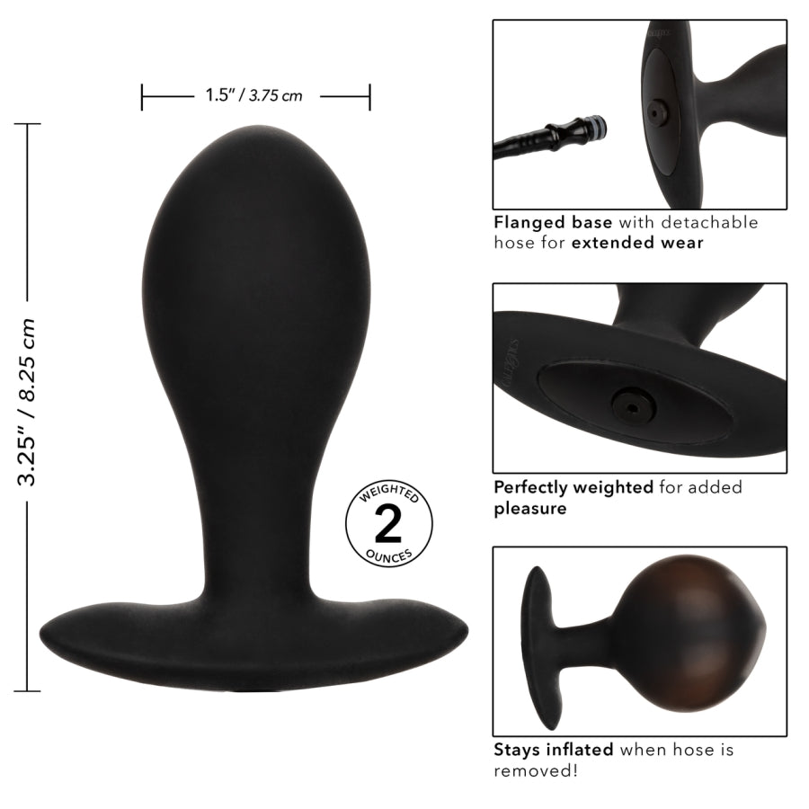 CalExotics Large Weighted Silicone Inflatable Plug