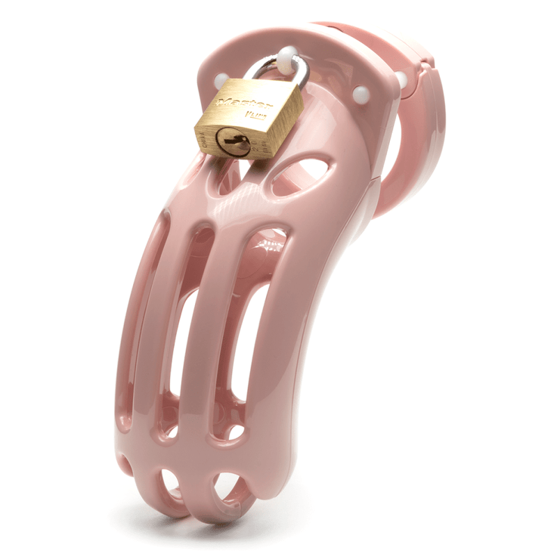 CB-X Chastity Kits - The Curve Pink Kit with 3 3/4" Cage