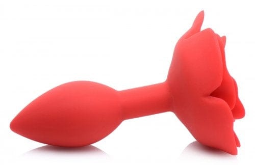 XR Brands Master Series Booty Bloom Silicone Rose Anal Plug - Medium