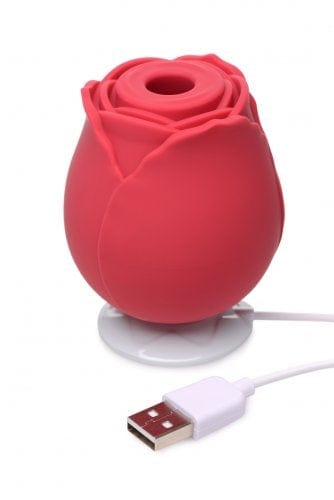 Bloomgasm - Wild Rose Red Silicone Suction Clit Stimulator