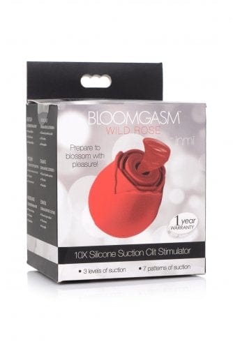 Bloomgasm - Wild Rose Red Silicone Suction Clit Stimulator