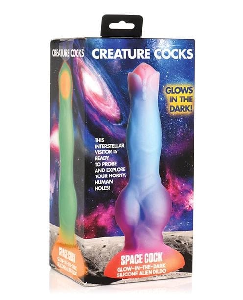 Creature Cocks - Space Cock - Glow-in-the-Dark Silicone Alien Dildo