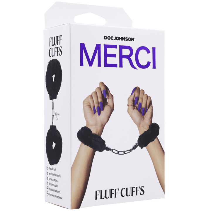 Merci Faux Fur Metal Cuffs