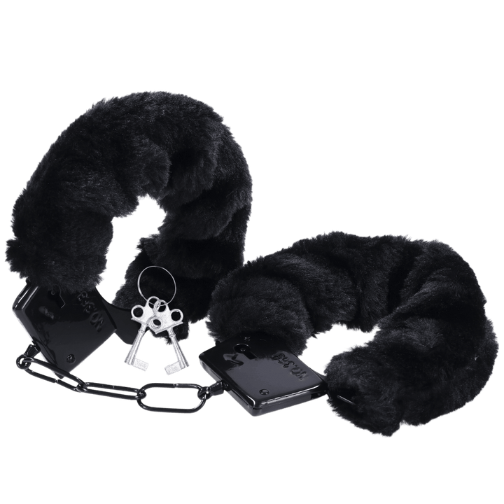 Merci Faux Fur Metal Cuffs