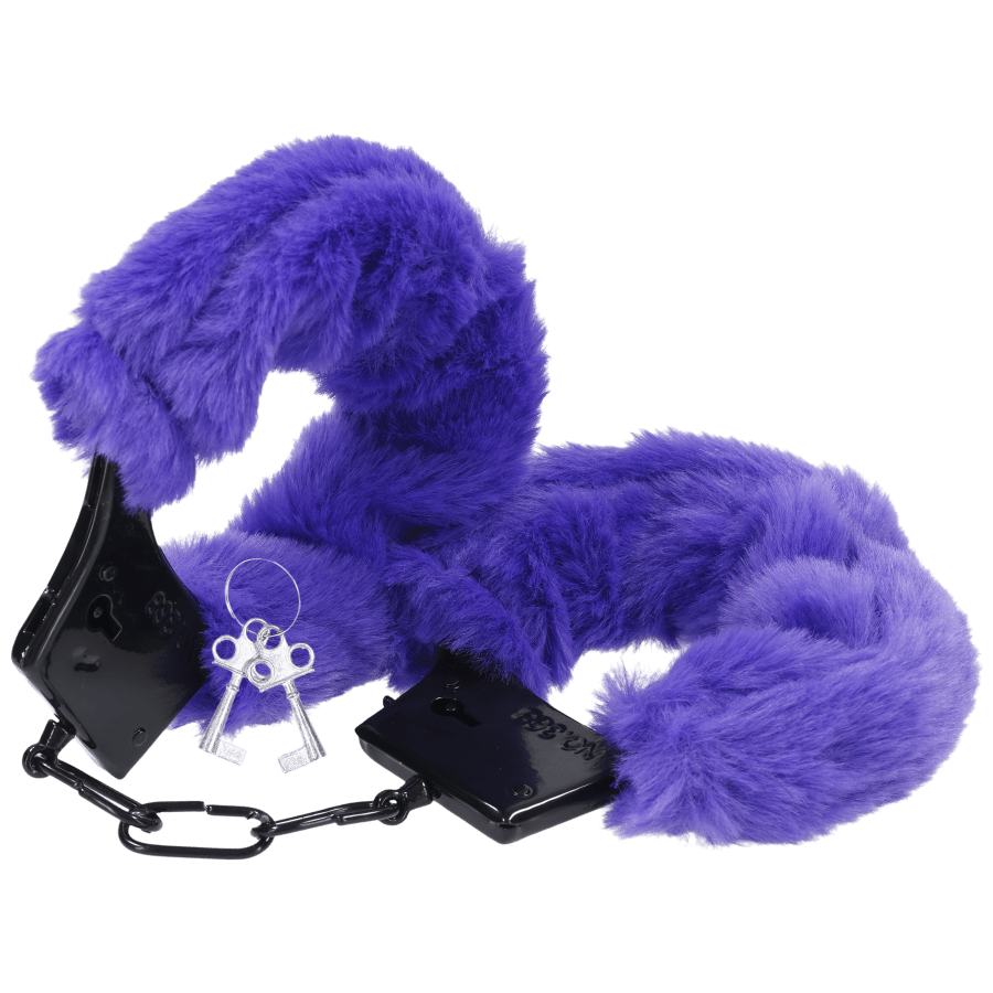 Merci Faux Fur Metal Cuffs