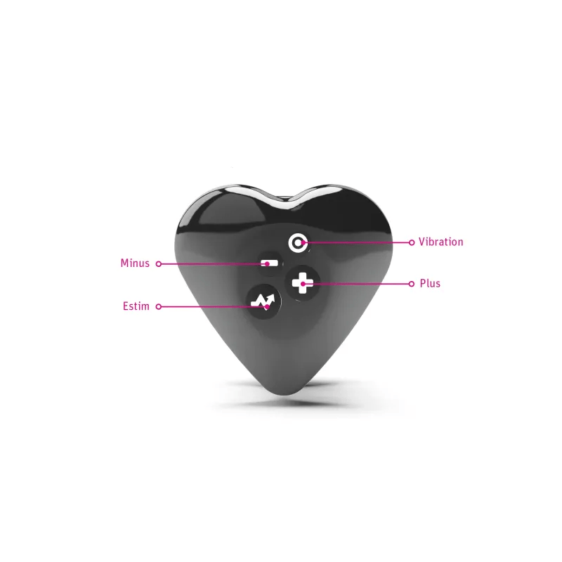 Mystim Heart's Desire eStim layonvibrator