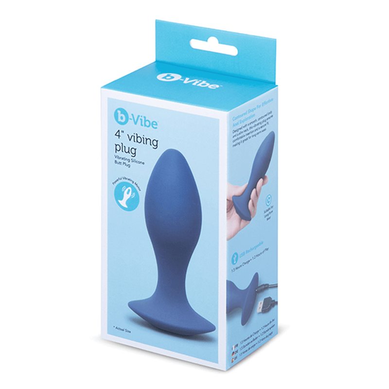 B-Vibe 4 Inch Vibing Plug