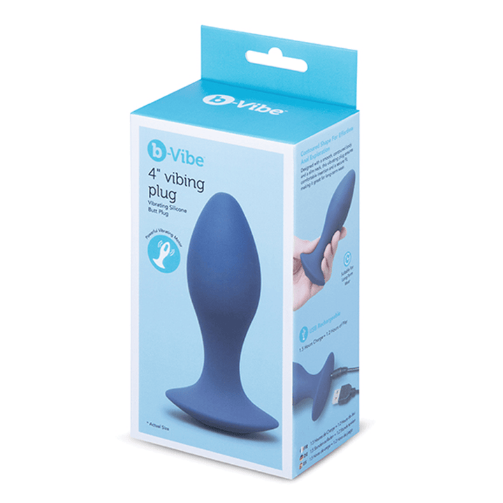 B-Vibe 4 Inch Vibing Plug