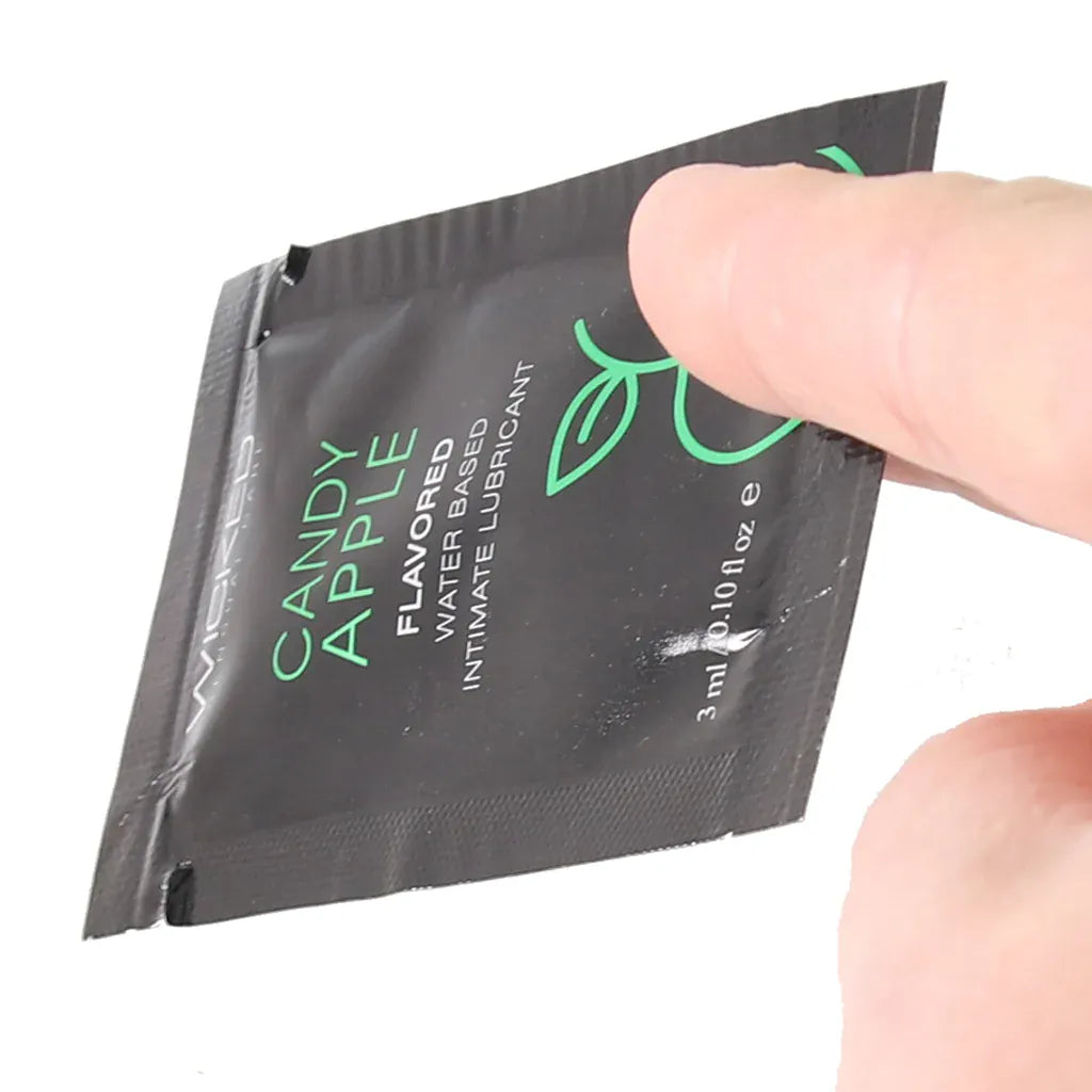 Candy Apple Flavored Lube Sample Sachet