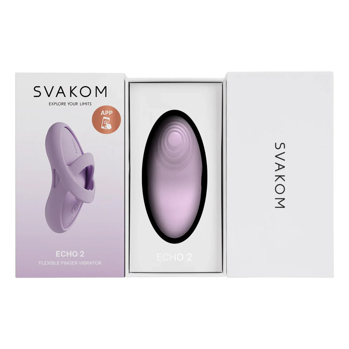 Svakom - ECHO 2 App control Flexible vibrating Finger with Heating function