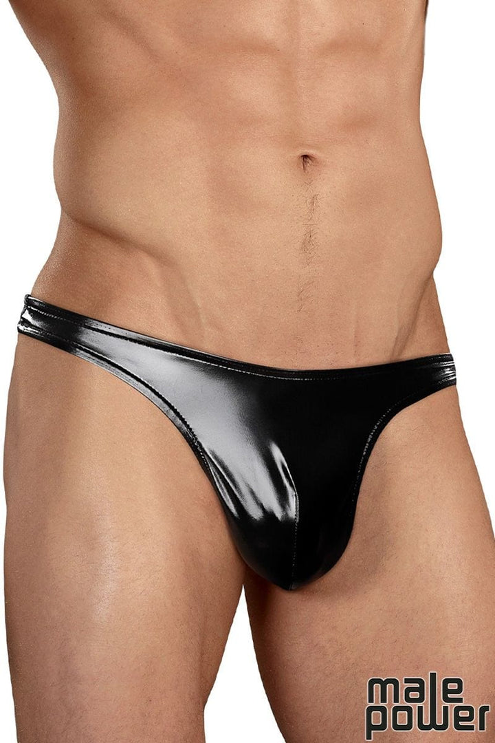 Male Power Liquid Onyx Thong