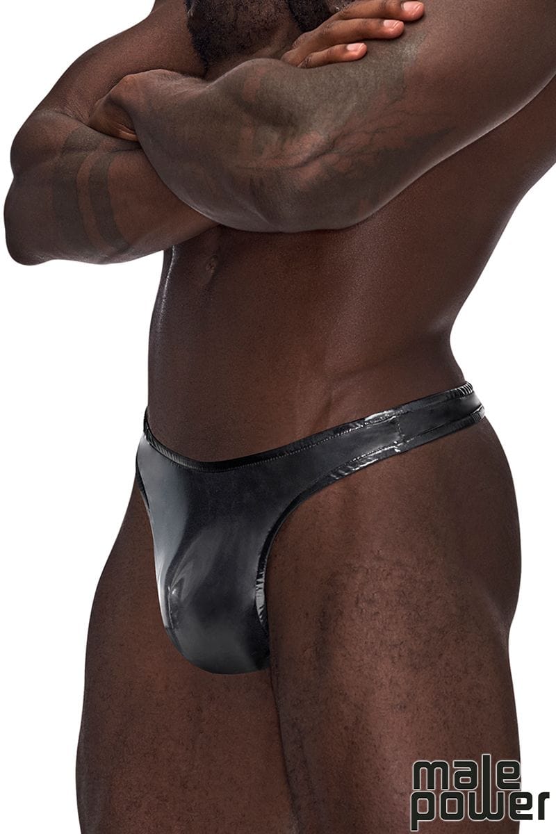 Male Power Liquid Onyx Thong