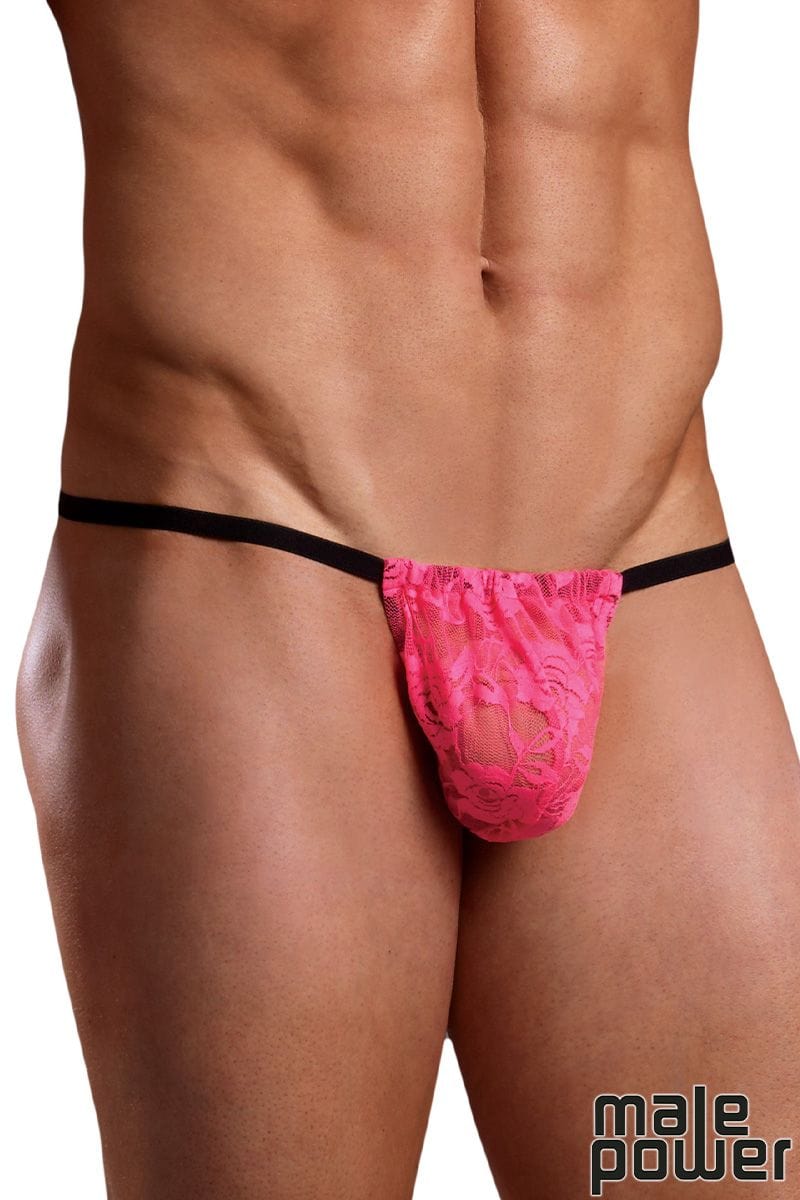 Male Power Neon Lace G-string