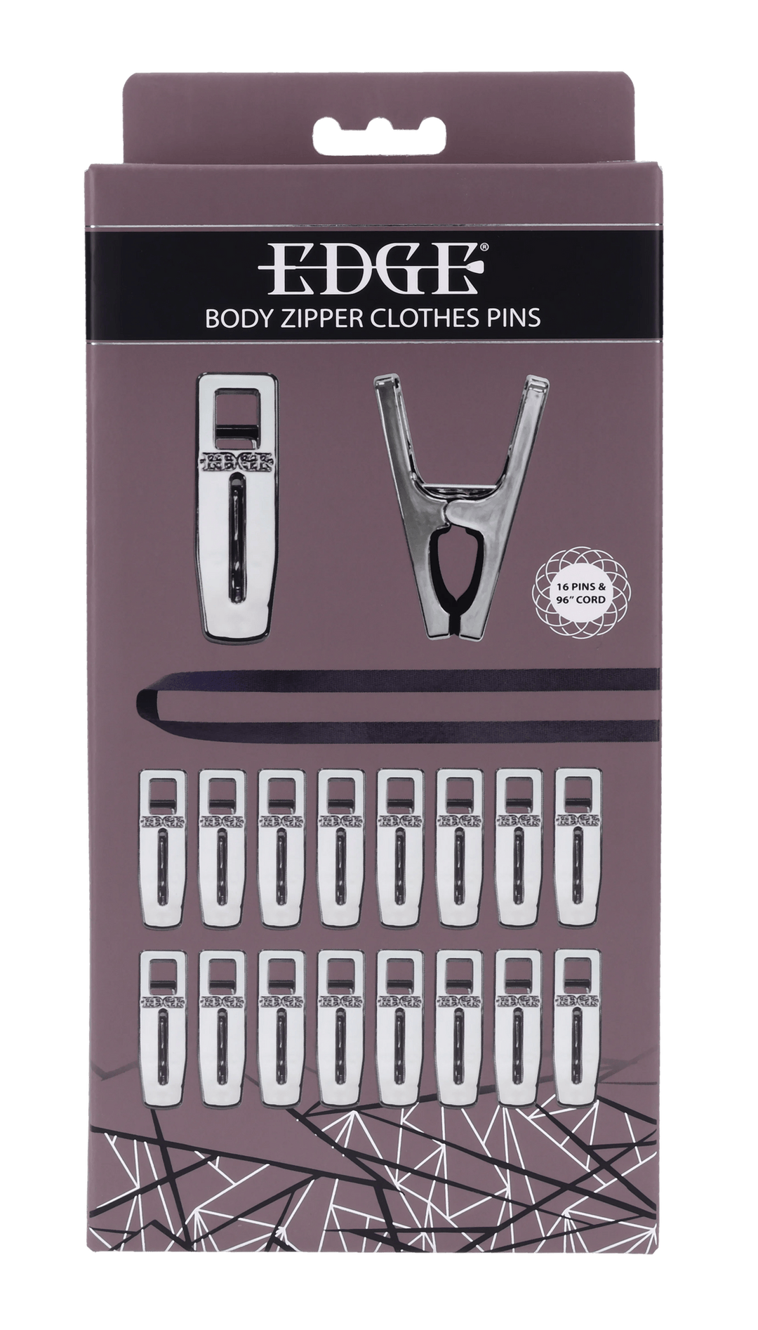 Edge Body Zipper Clothes Pins