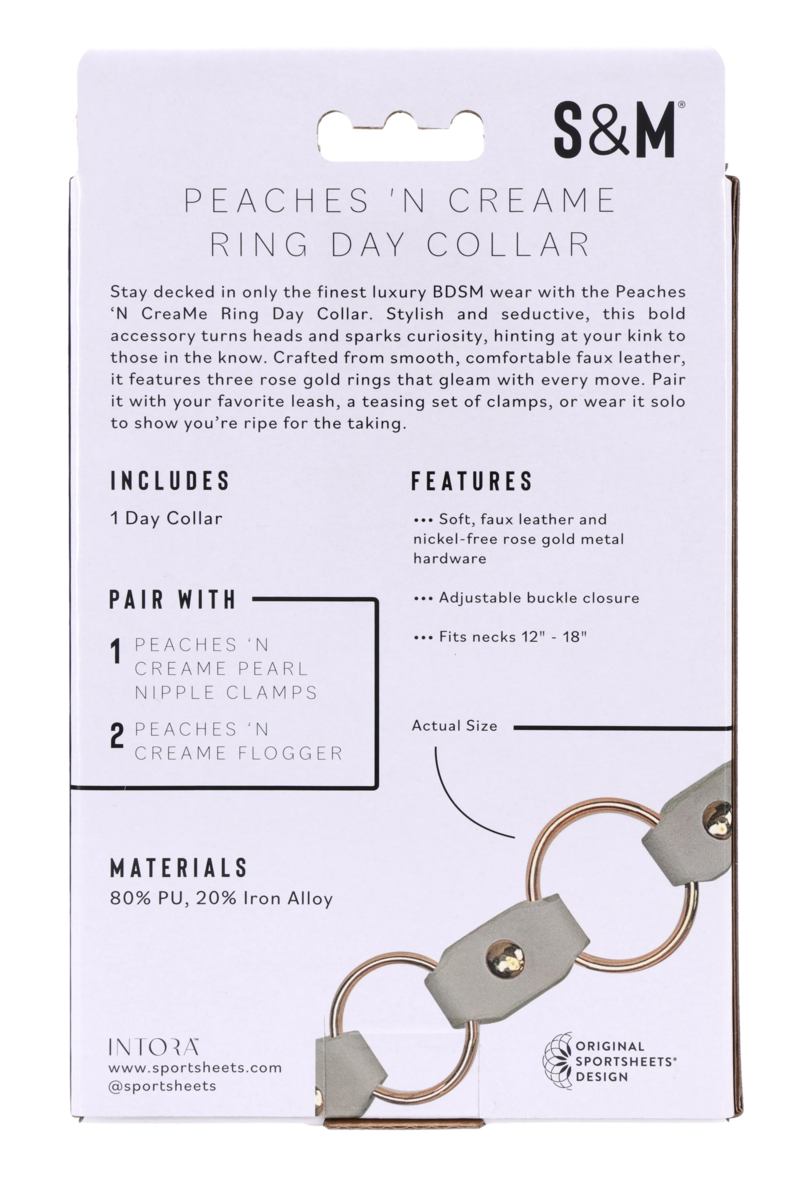 Peaches 'n CreaMe Ring Day Collar