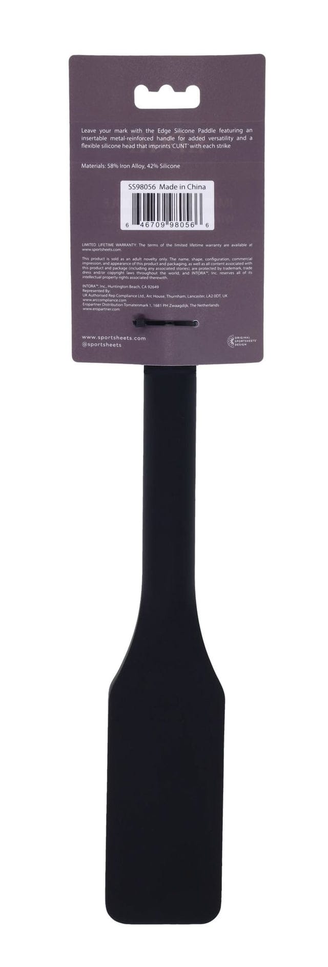 Edge CUNT Silicone Paddle