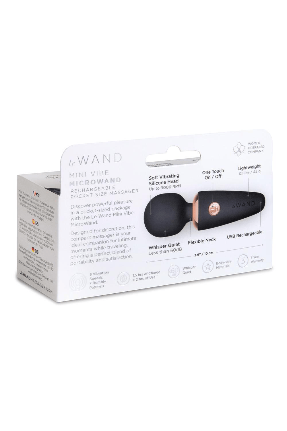 LE WAND MINI MICRO WAND BLACK