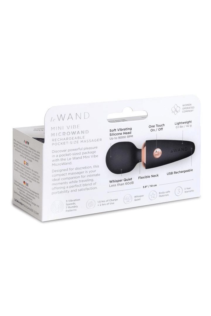 LE WAND MINI MICRO WAND BLACK