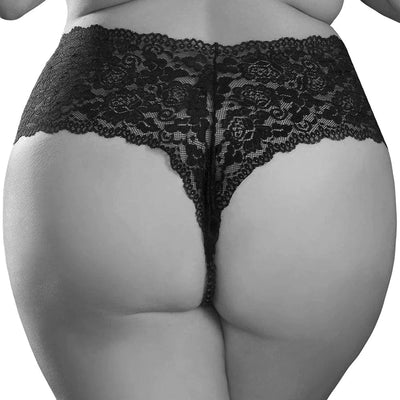 Pipedream Hookup Lace Boy Shorts With Pleasure Pearls