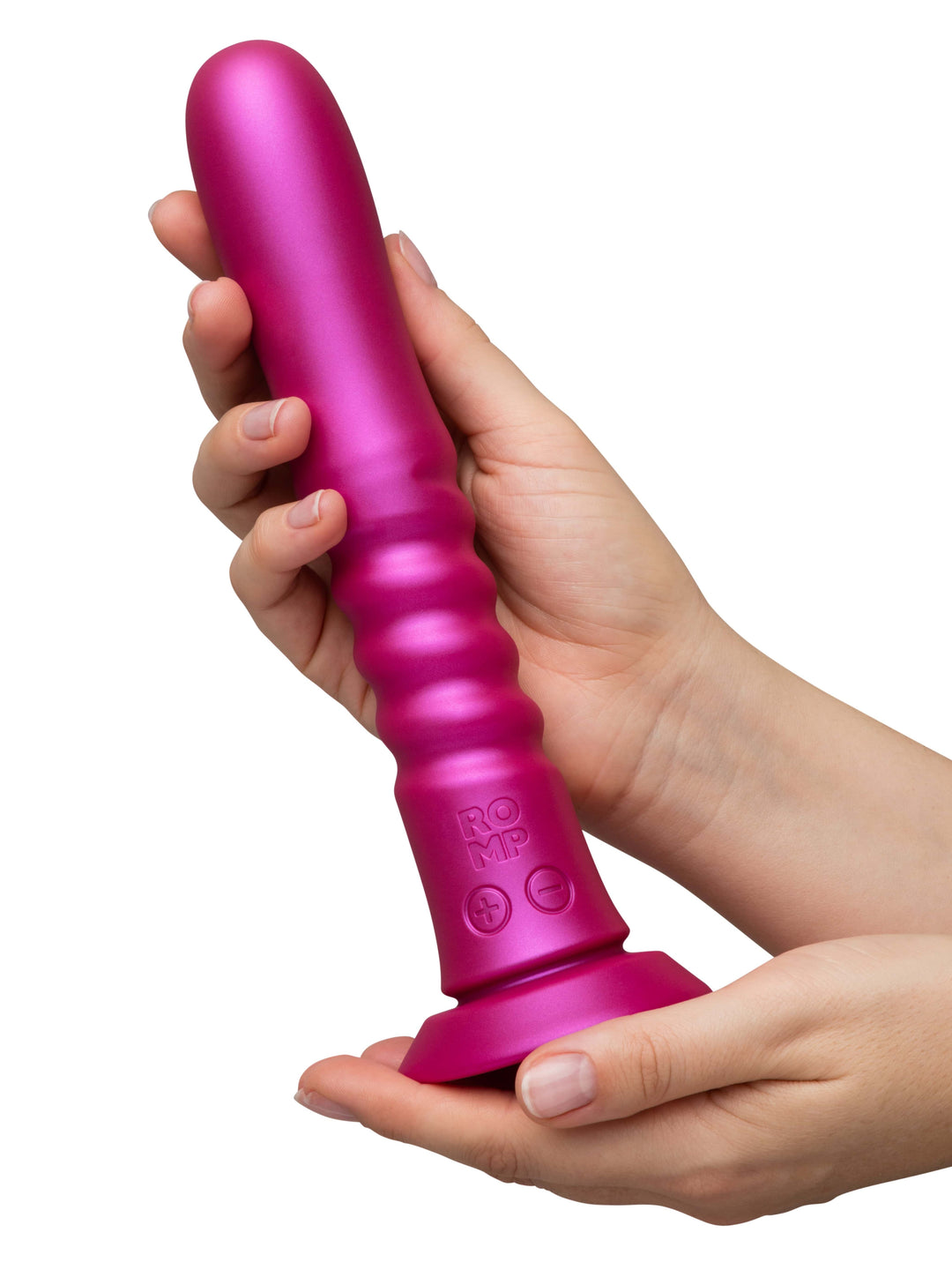 ROMP Jiggle Thrusting Vibrator – Cosmic Pink