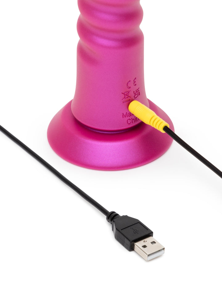 ROMP Jiggle Thrusting Vibrator – Cosmic Pink