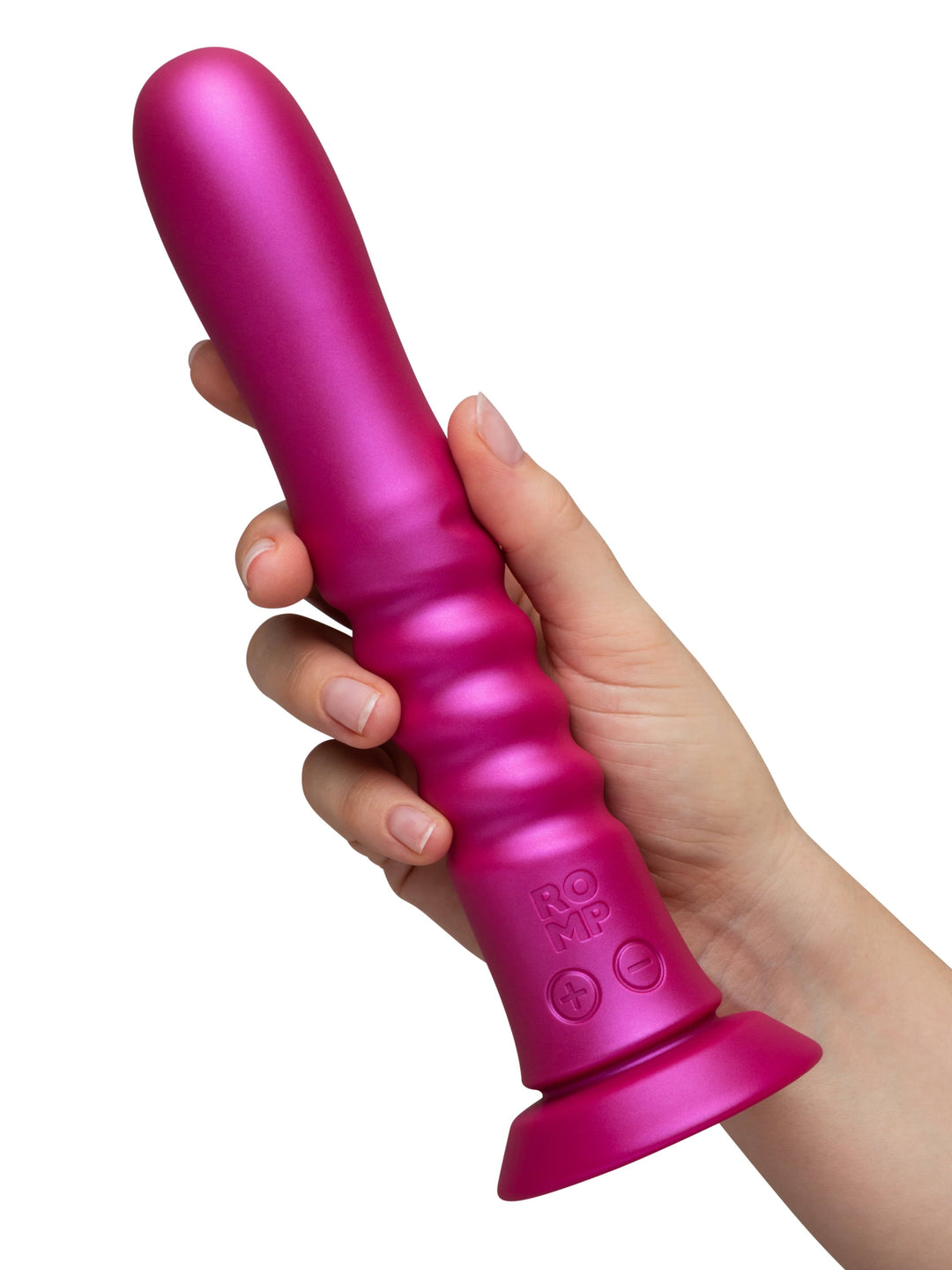 ROMP Jiggle Thrusting Vibrator – Cosmic Pink