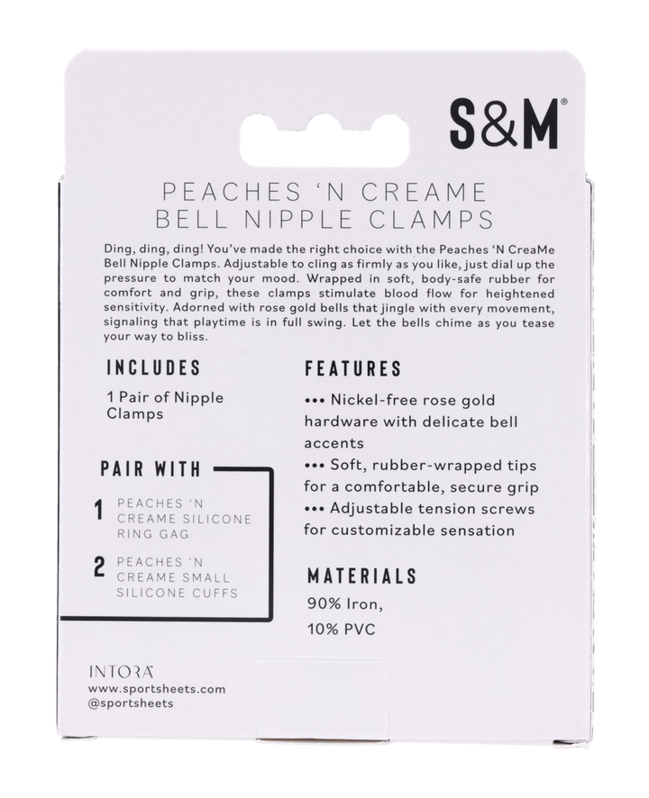 Peaches 'n CreaMe Bell Nipple Clamps
