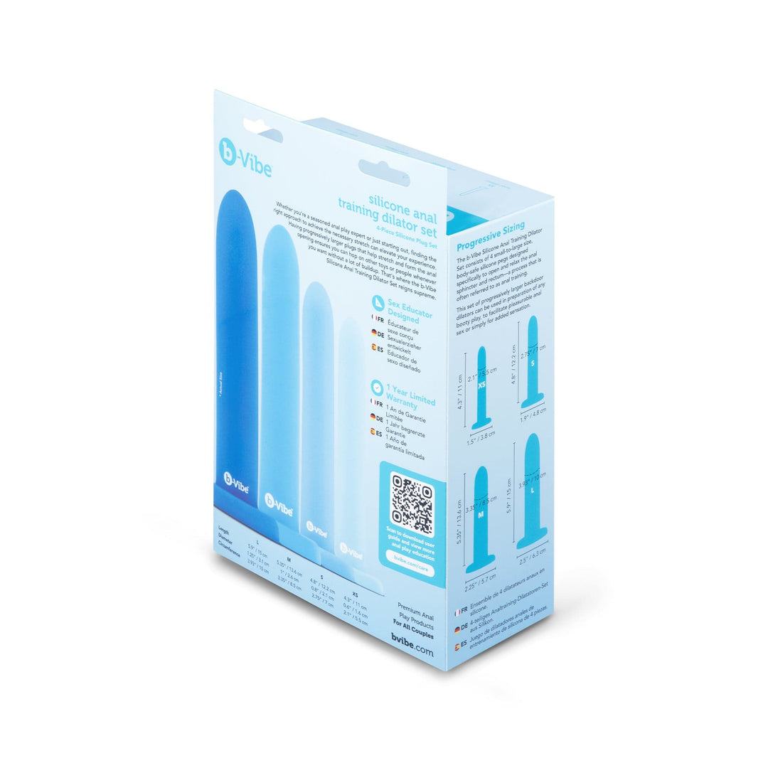 B-Vibe Silicone Anal Training Dilator Set