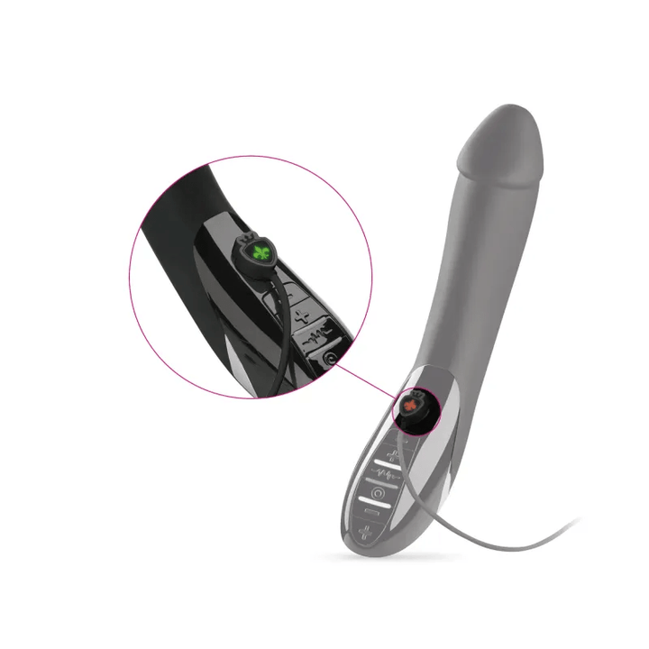Mystim Tickling Truman eStim Vibrator, Black Edition
