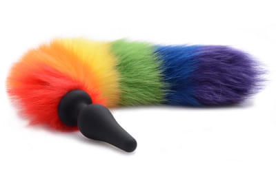 Tailz - Anal Plug With Rainbow Tail